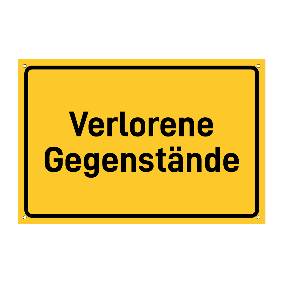 Verlorene Gegenstände