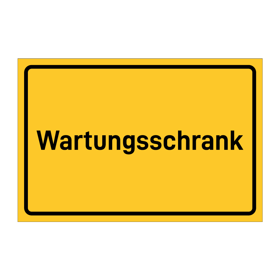 Wartungsschrank