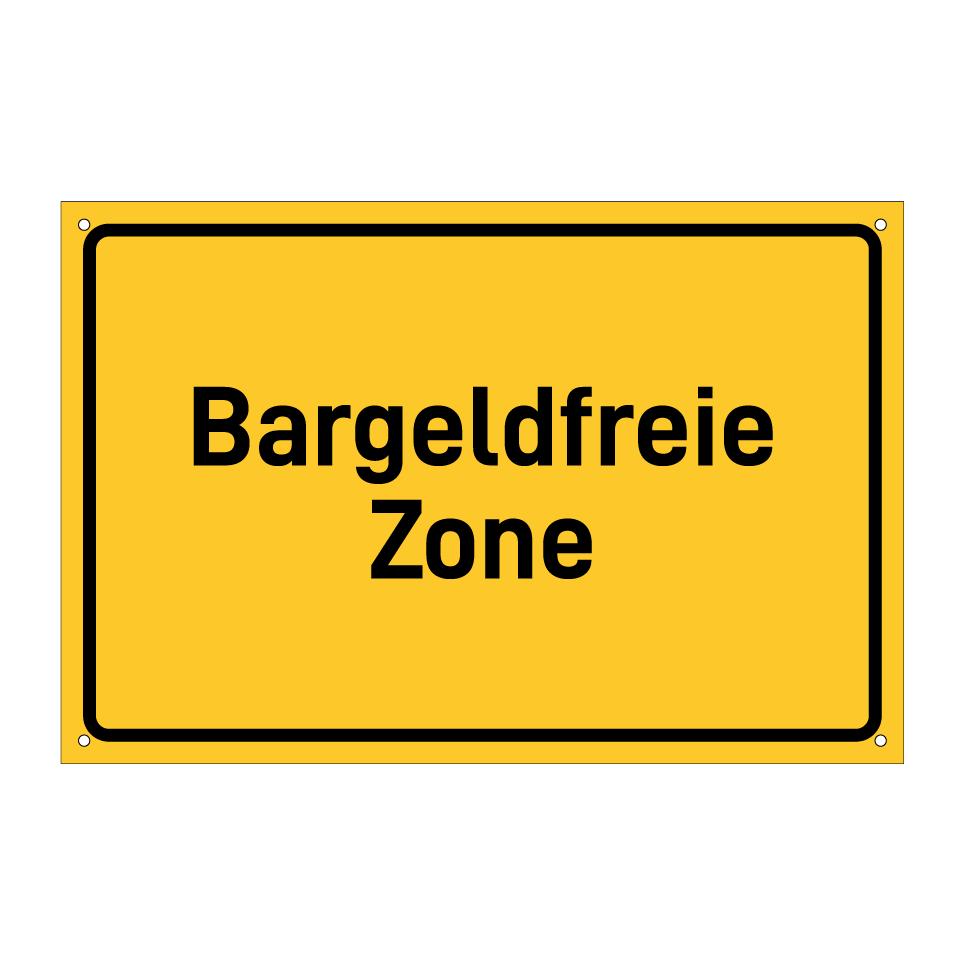 Bargeldfreie Zone