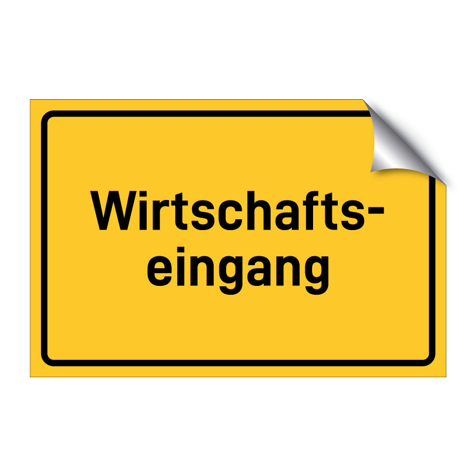 Wirtschafts- eingang