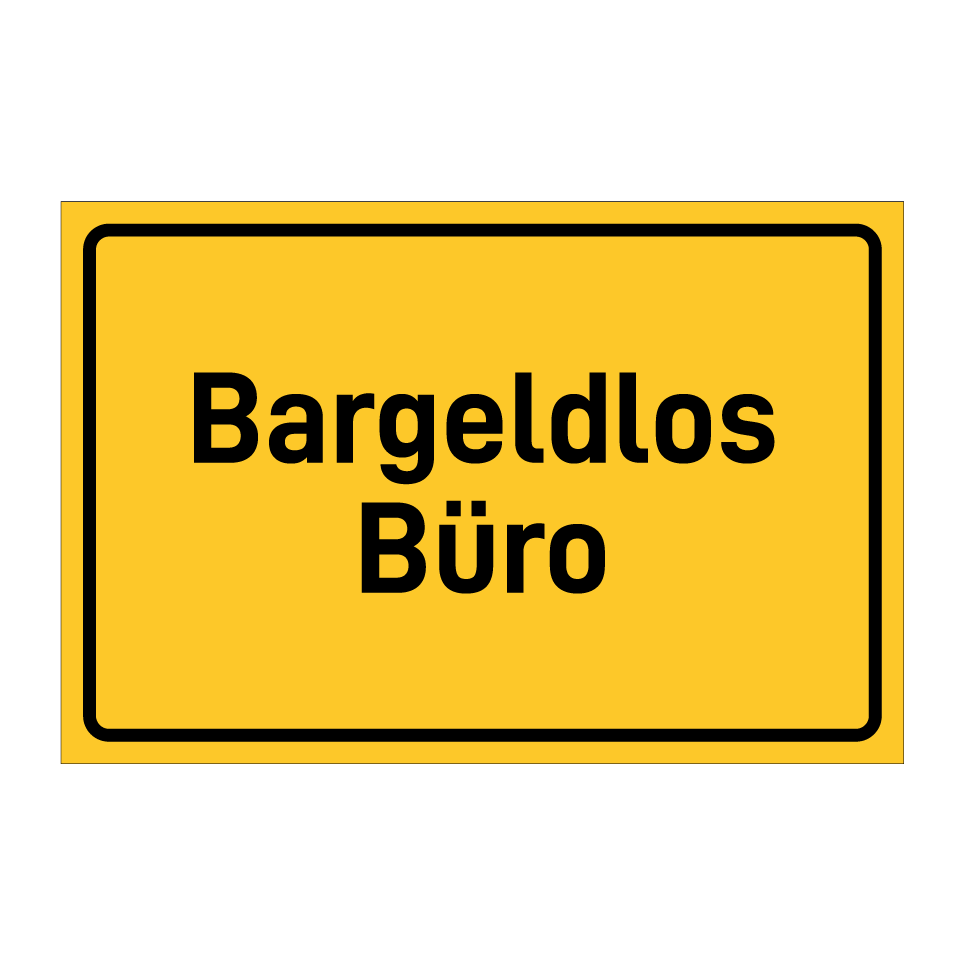 Bargeldlos Büro