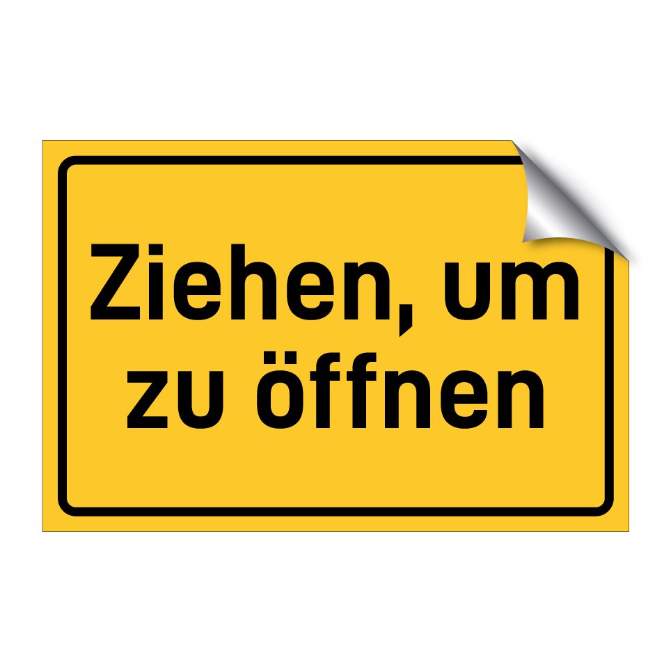 Ziehen, um zu öffnen