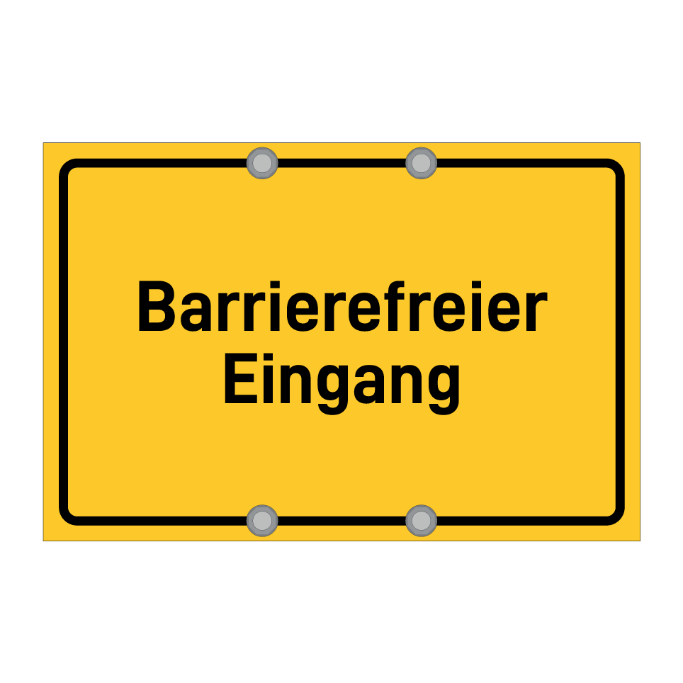 Barrierefreier Eingang