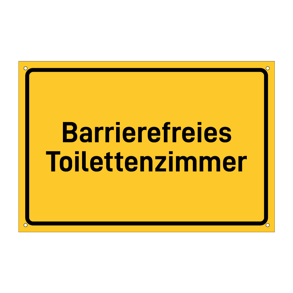 Barrierefreies Toilettenzimmer