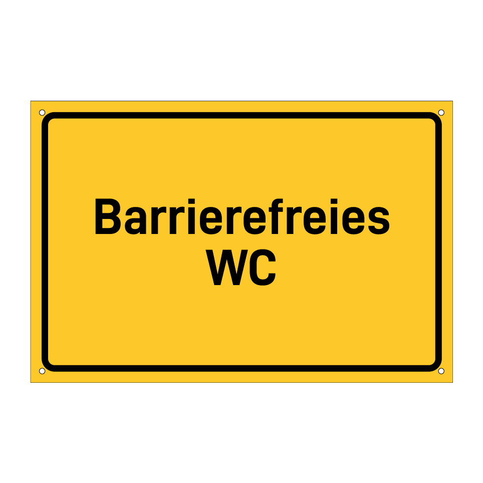 Barrierefreies WC