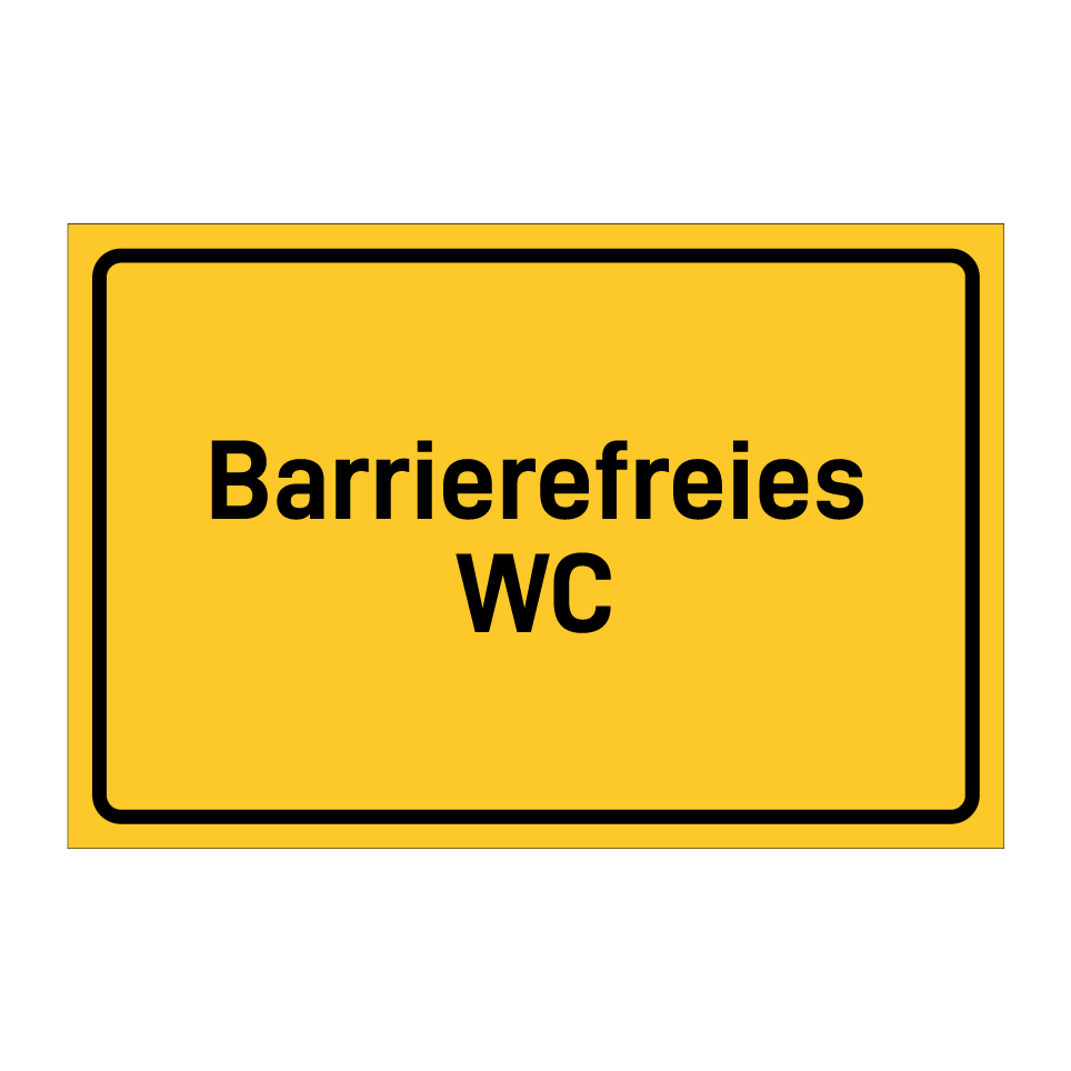 Barrierefreies WC