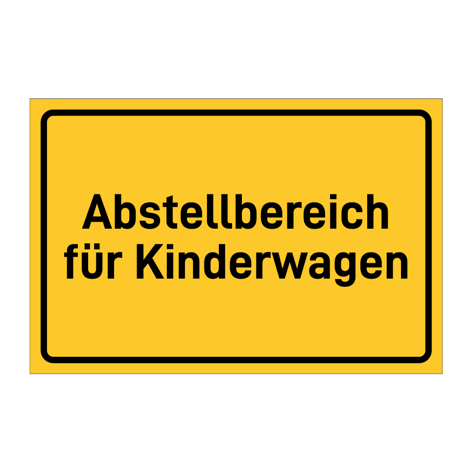 Abstellbereich für Kinderwagen