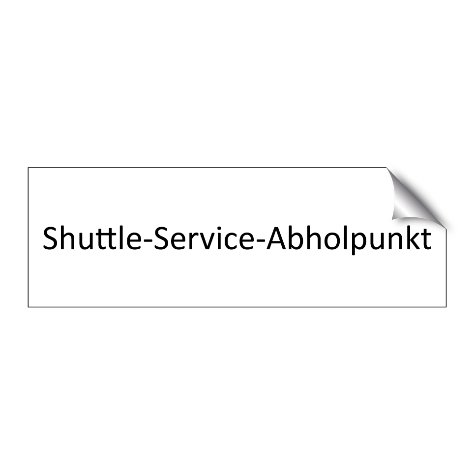 Shuttle-Service-Abholpunkt