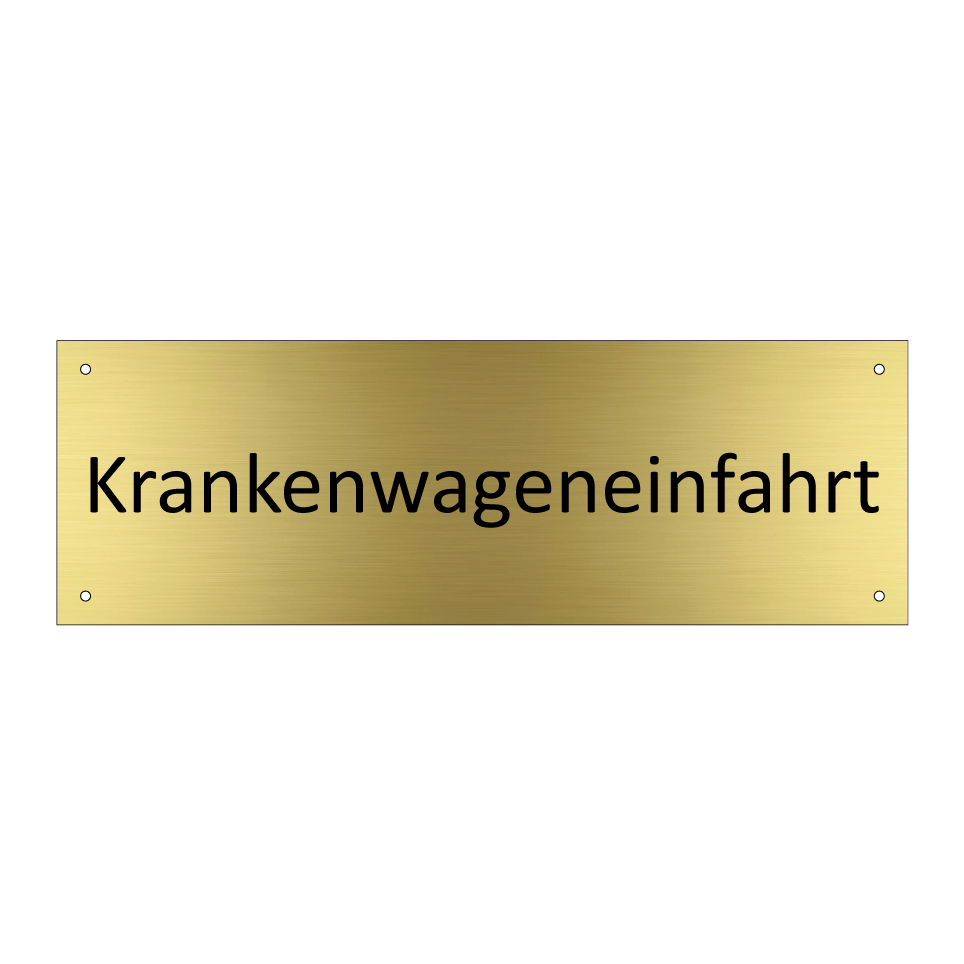 Krankenwageneinfahrt
