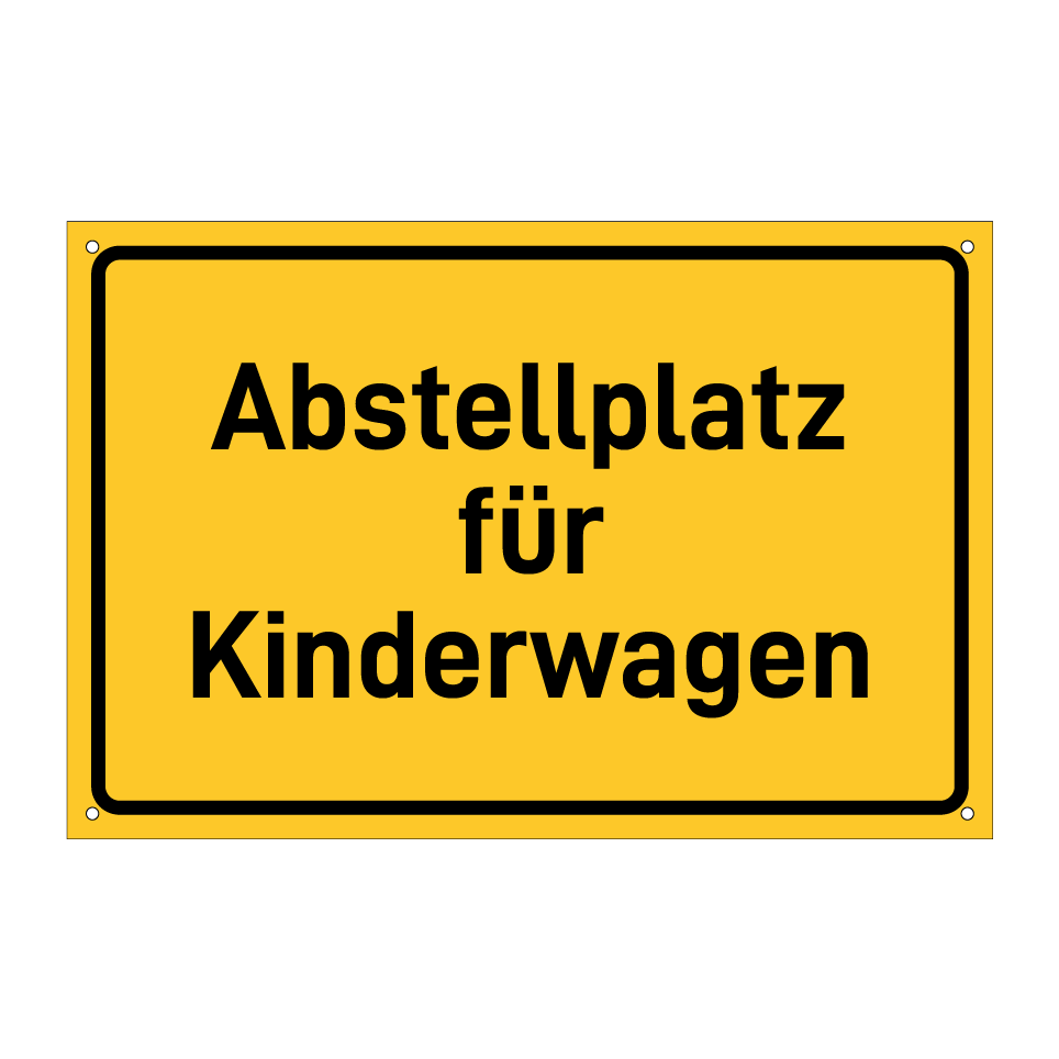 Abstellplatz für Kinderwagen