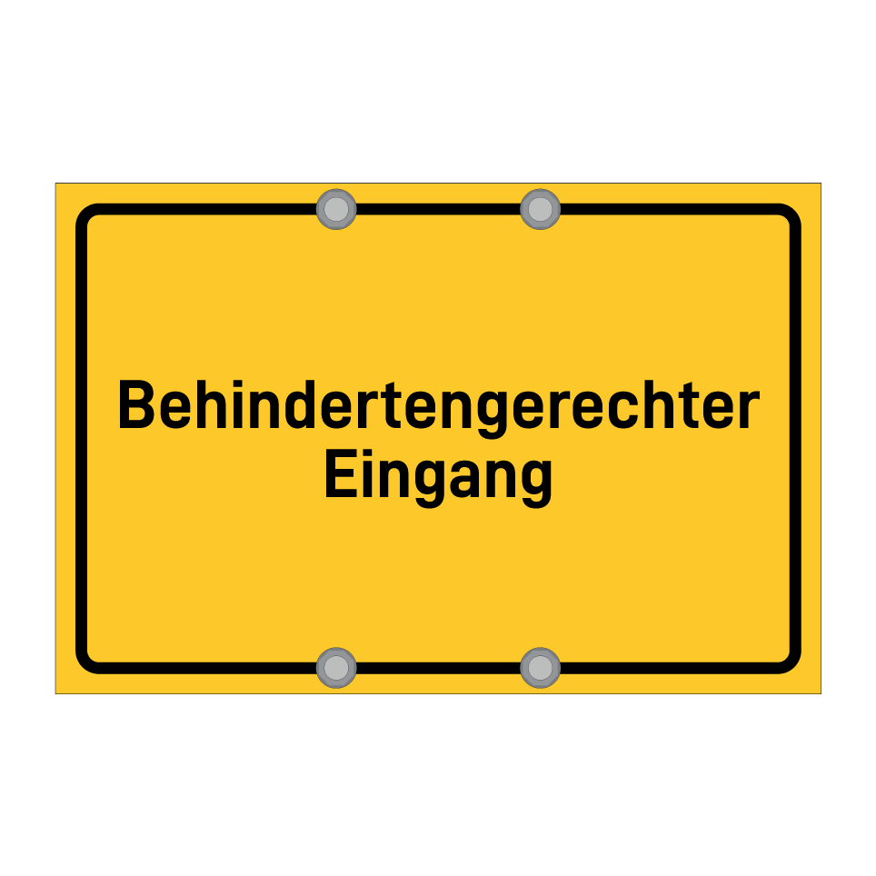 Behindertengerechter Eingang