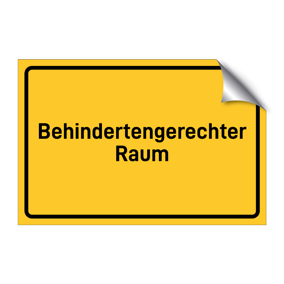 Behindertengerechter Raum
