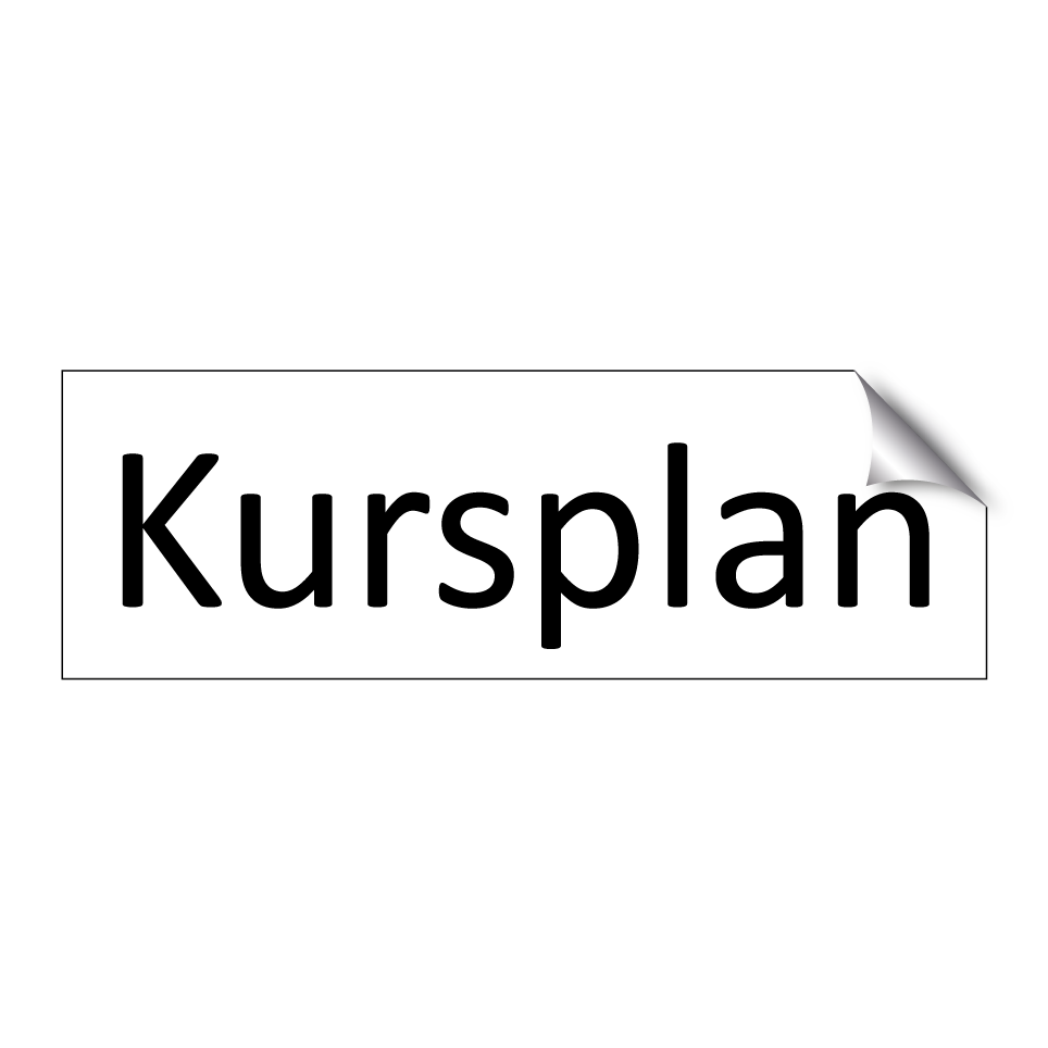 Kursplan