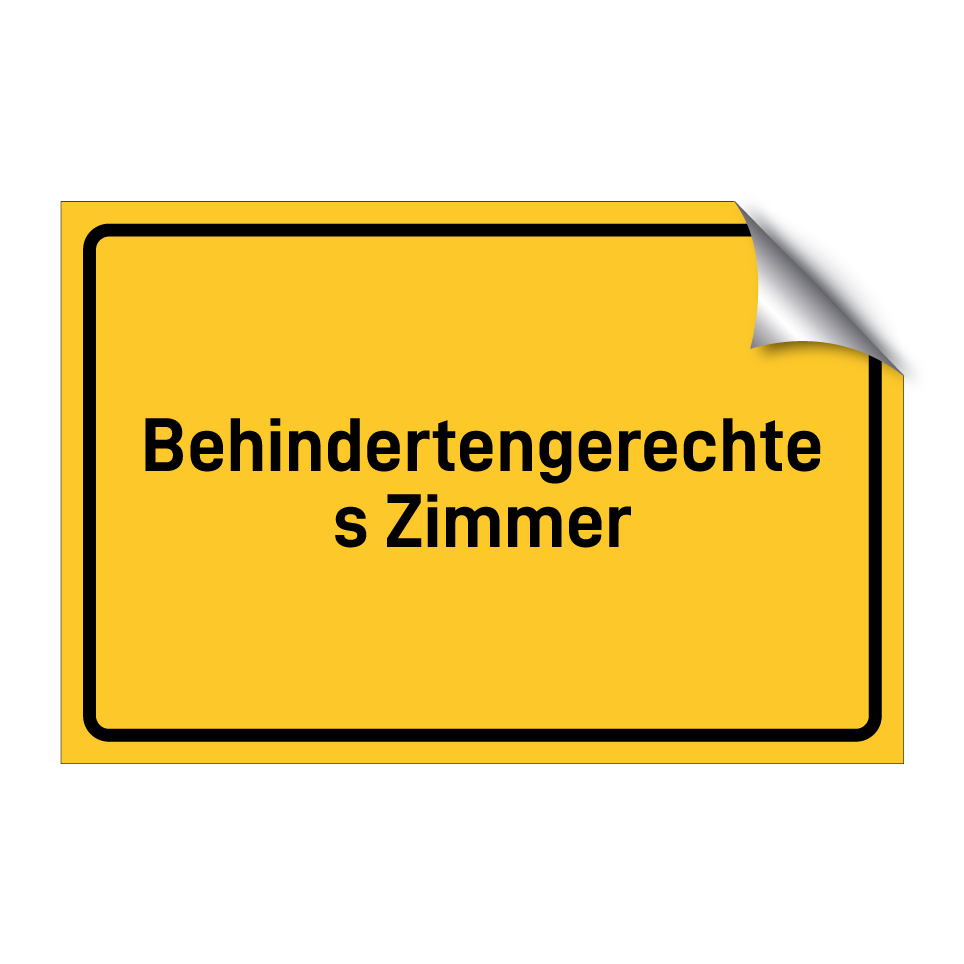 Behindertengerechtes Zimmer