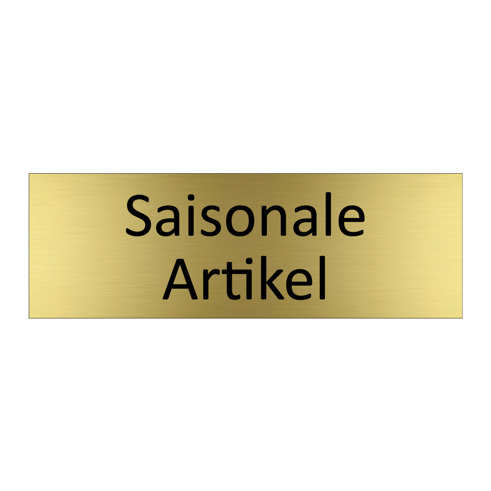 Saisonale Artikel