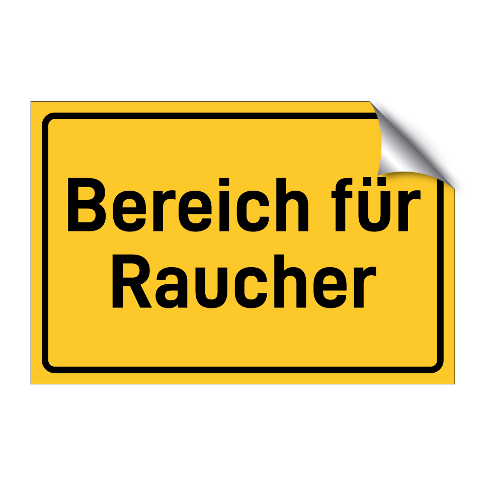 Bereich für Raucher