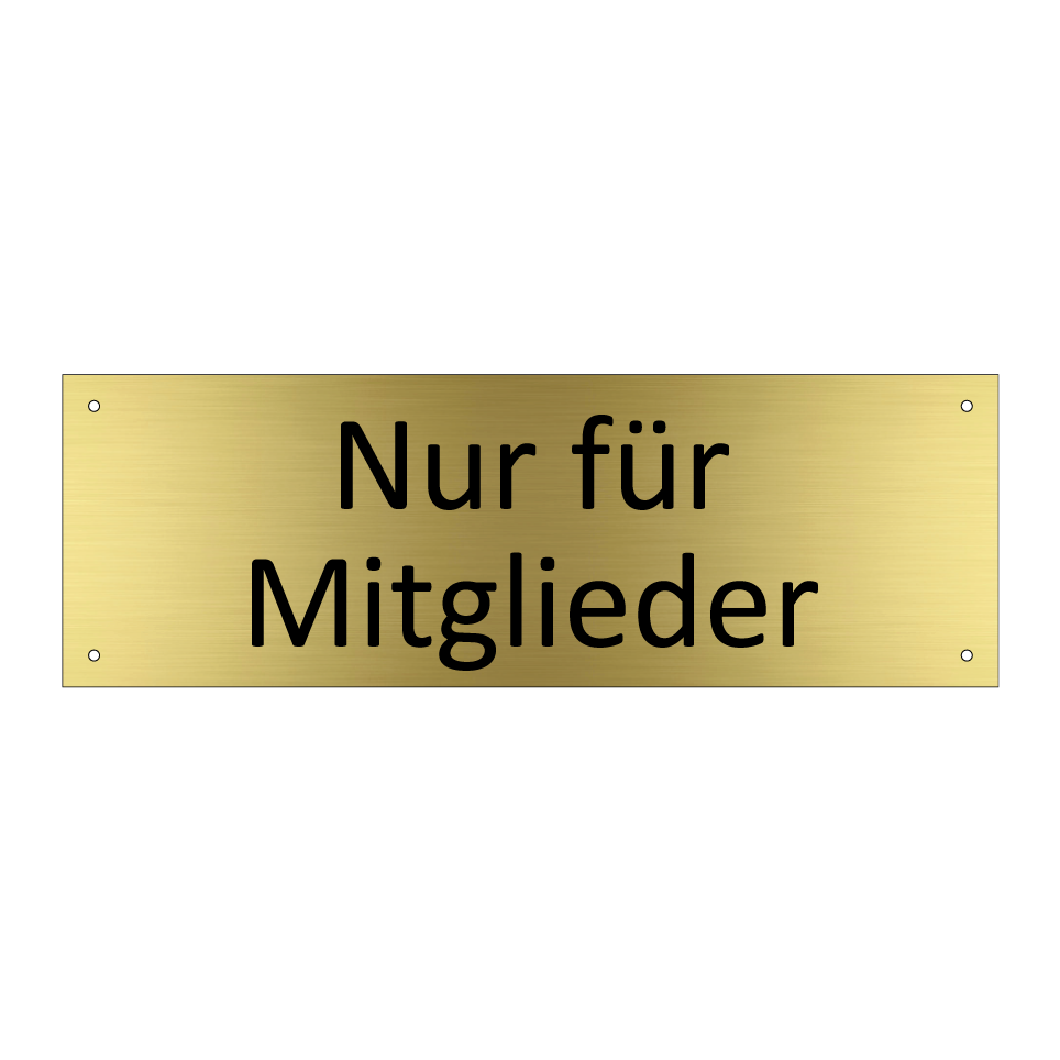 Nur für Mitglieder