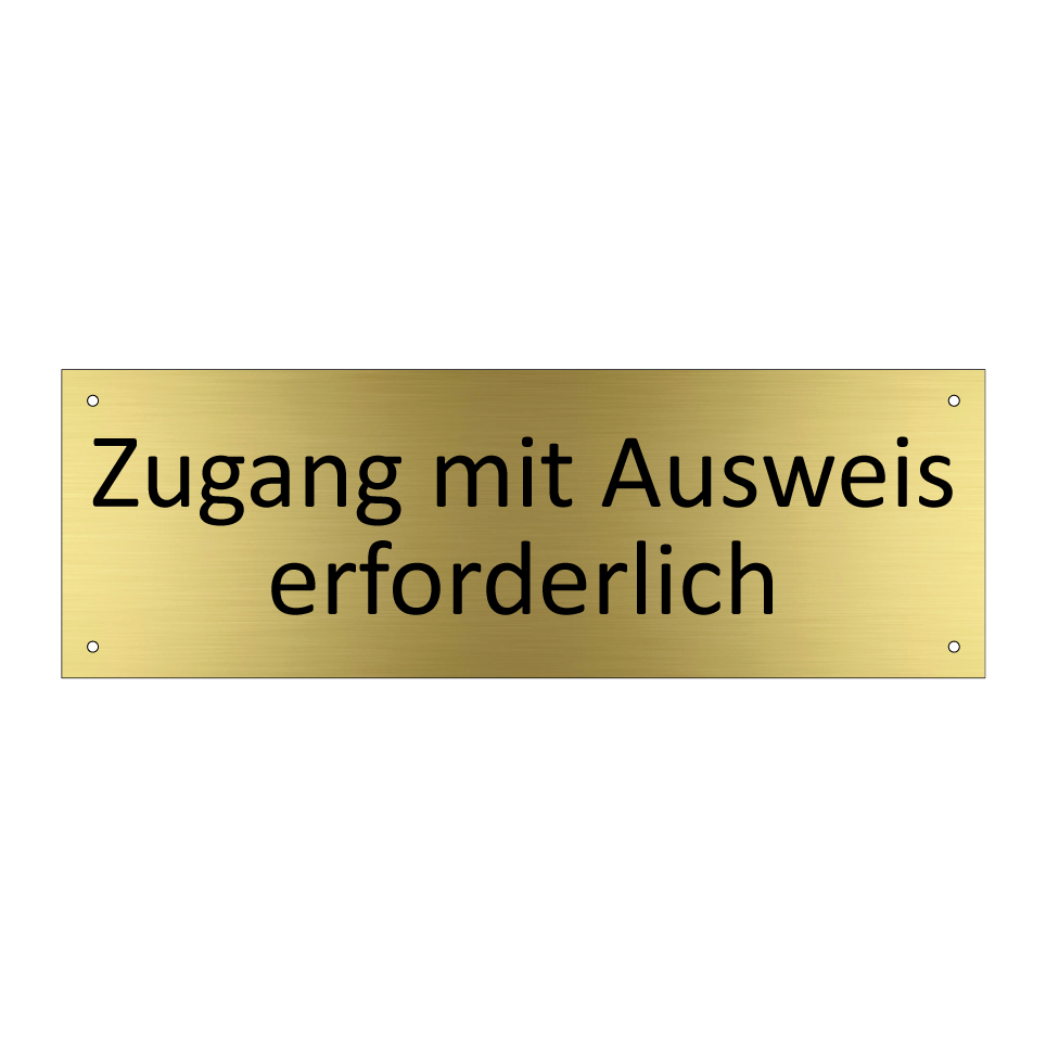 Zugang mit Ausweis erforderlich