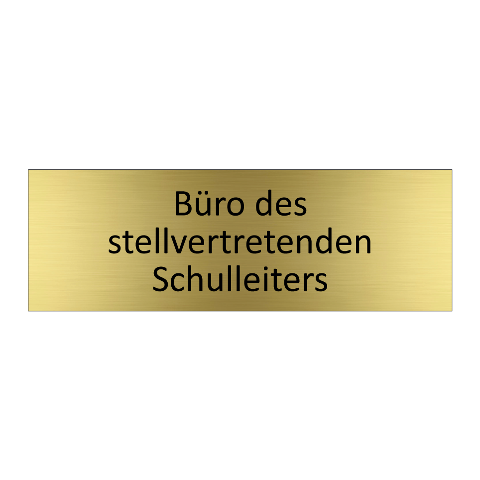 Büro des stellvertretenden Schulleiters