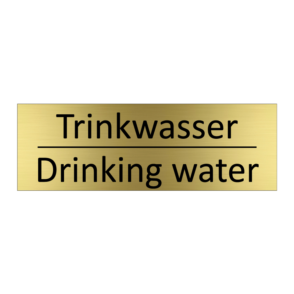 Trinkwasser - Drinking water