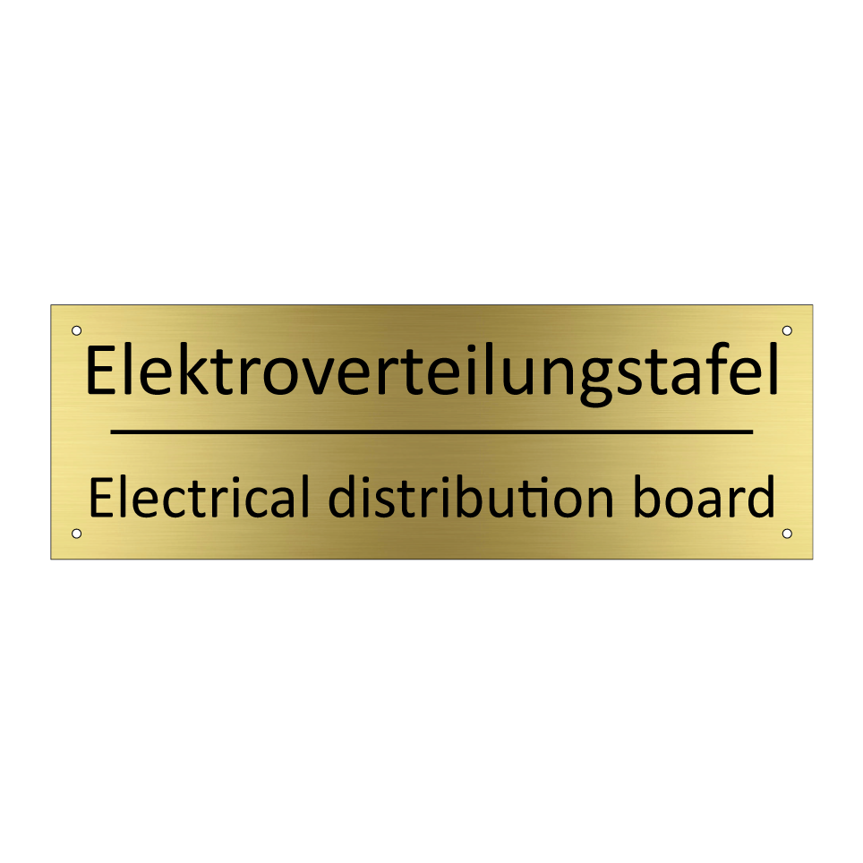 Elektroverteilungstafel - Electrical distribution board