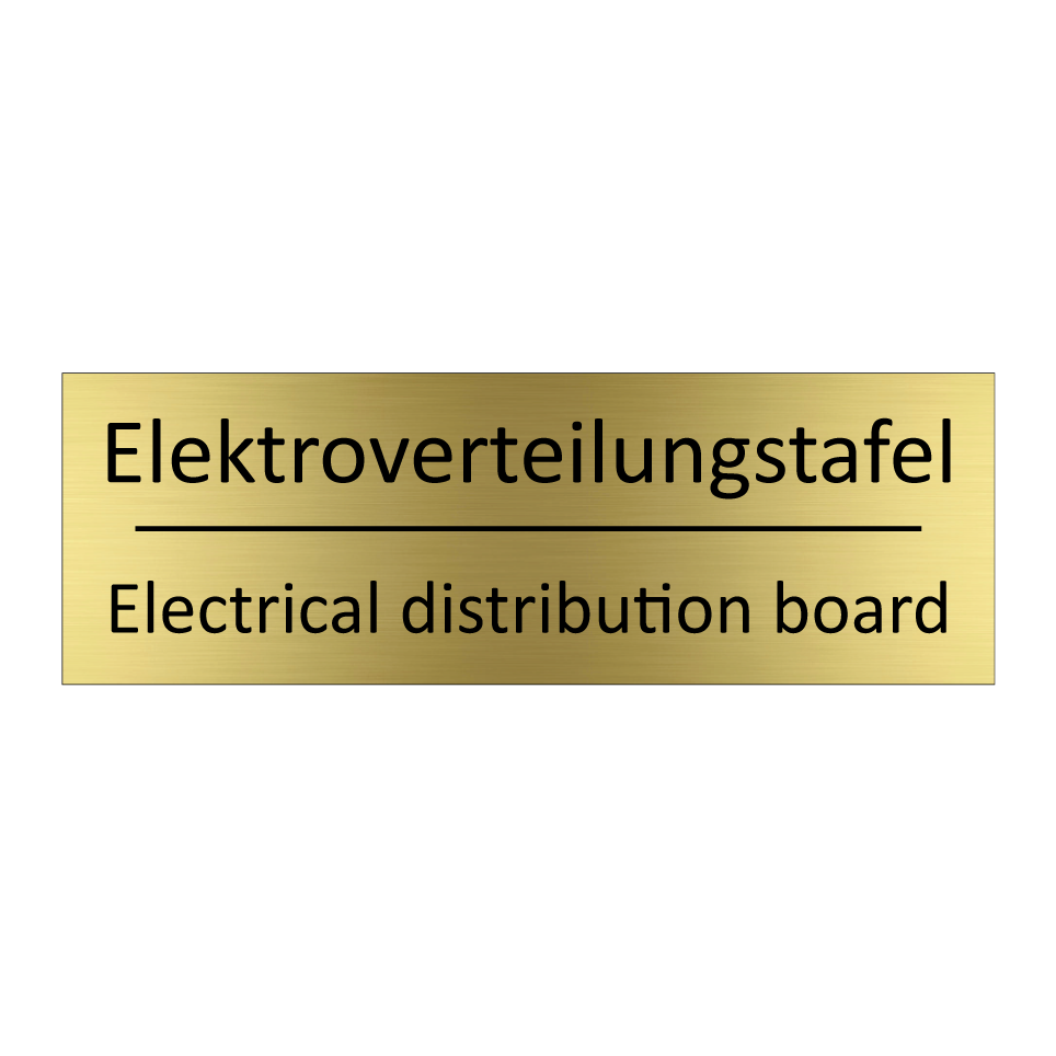 Elektroverteilungstafel - Electrical distribution board