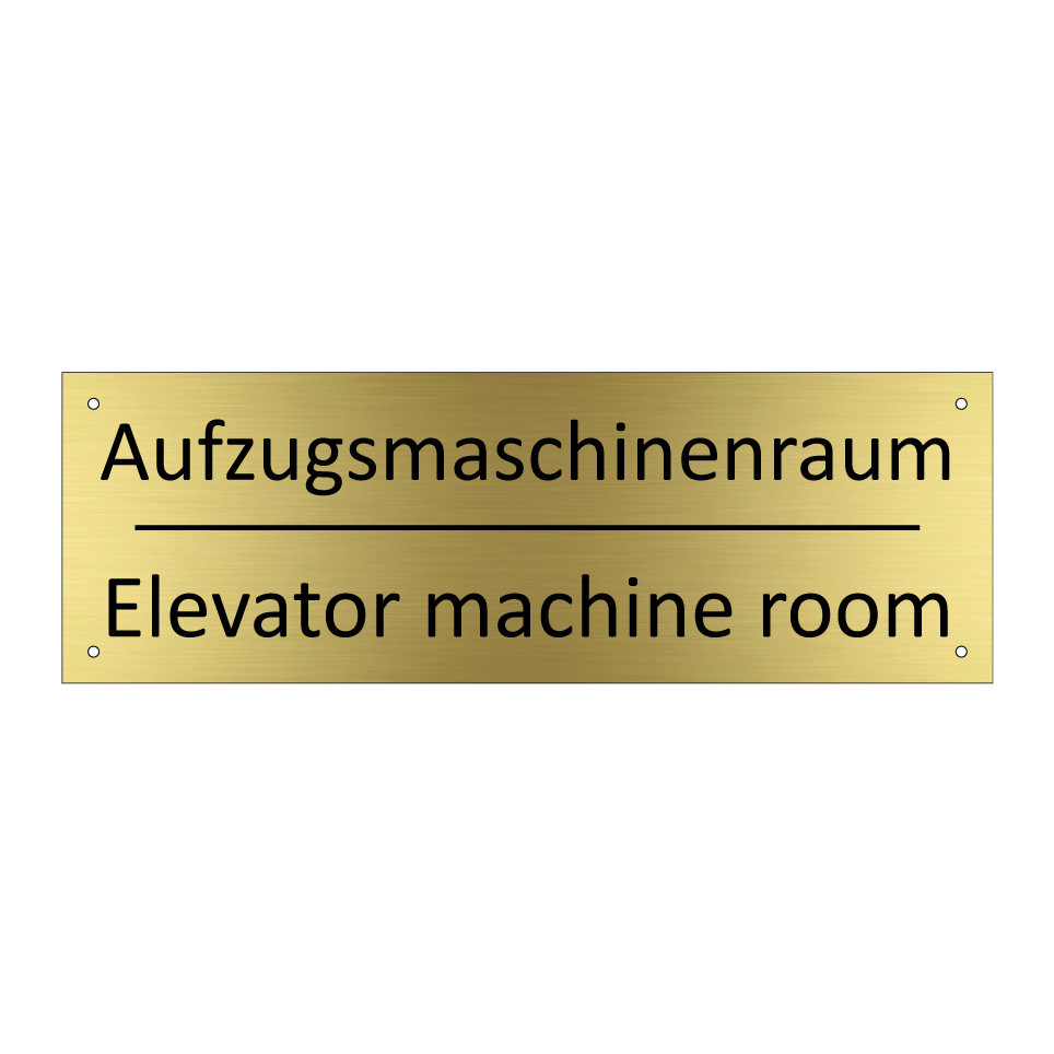 Aufzugsmaschinenraum - Elevator machine room