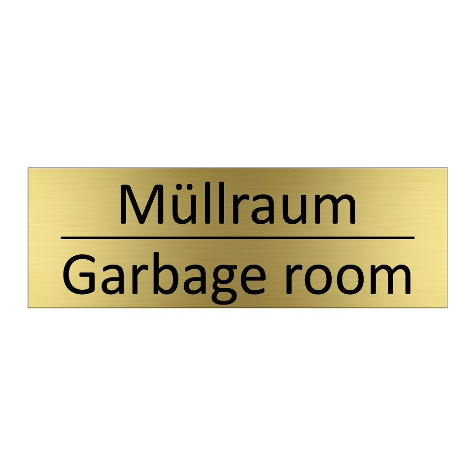 Müllraum - Garbage room