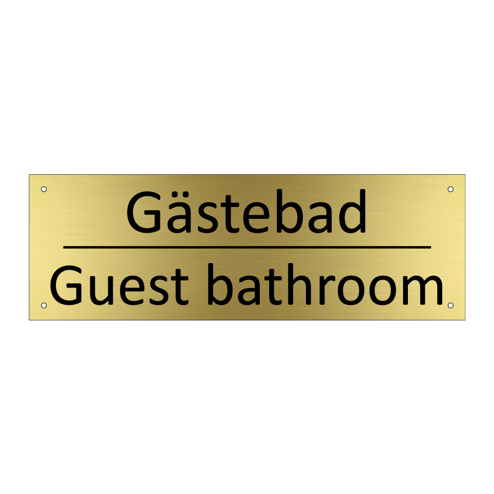 Gästebad - Guest bathroom