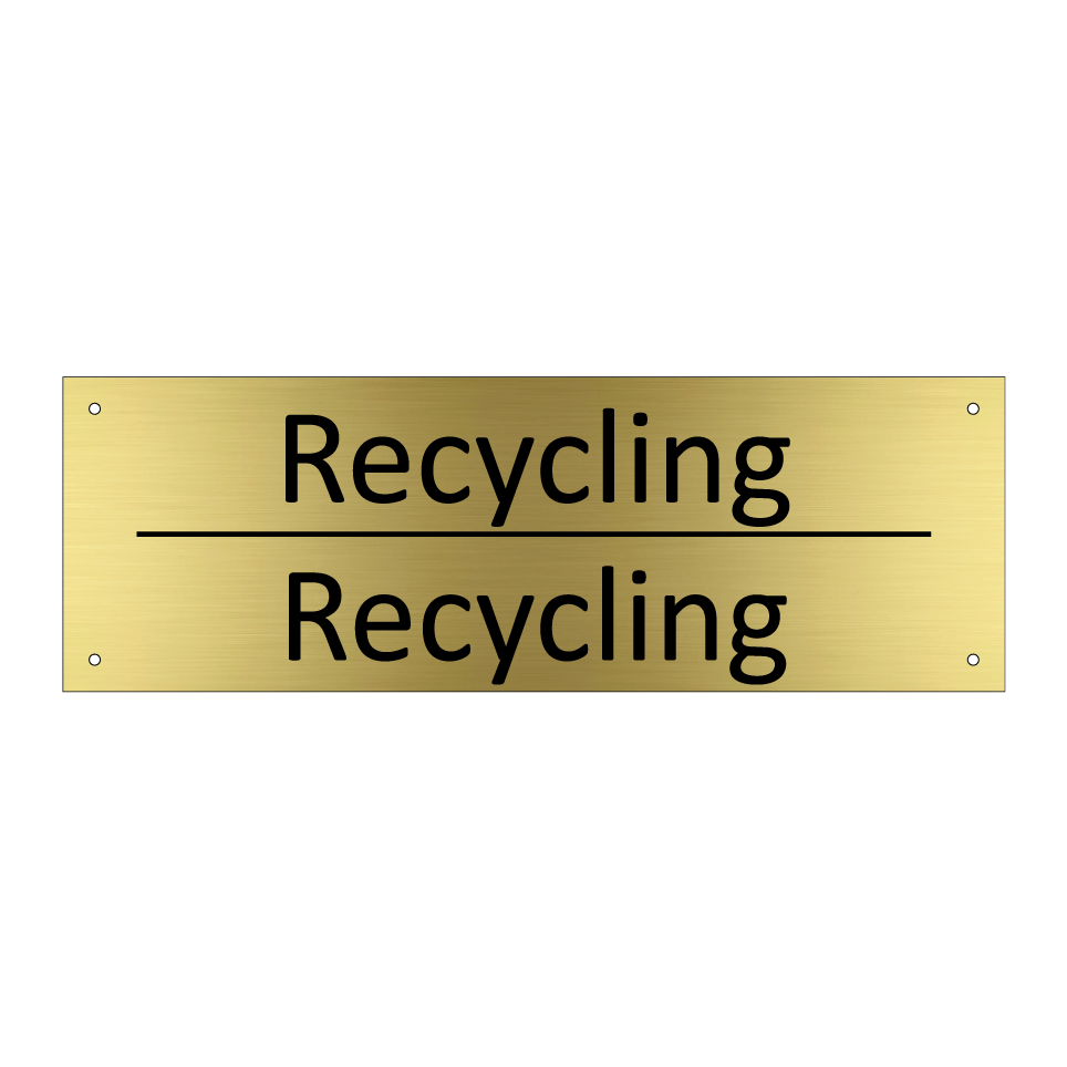 Recycling - Recycling