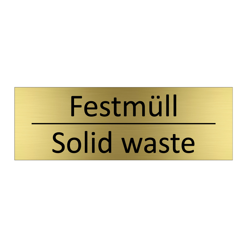Festmüll - Solid waste