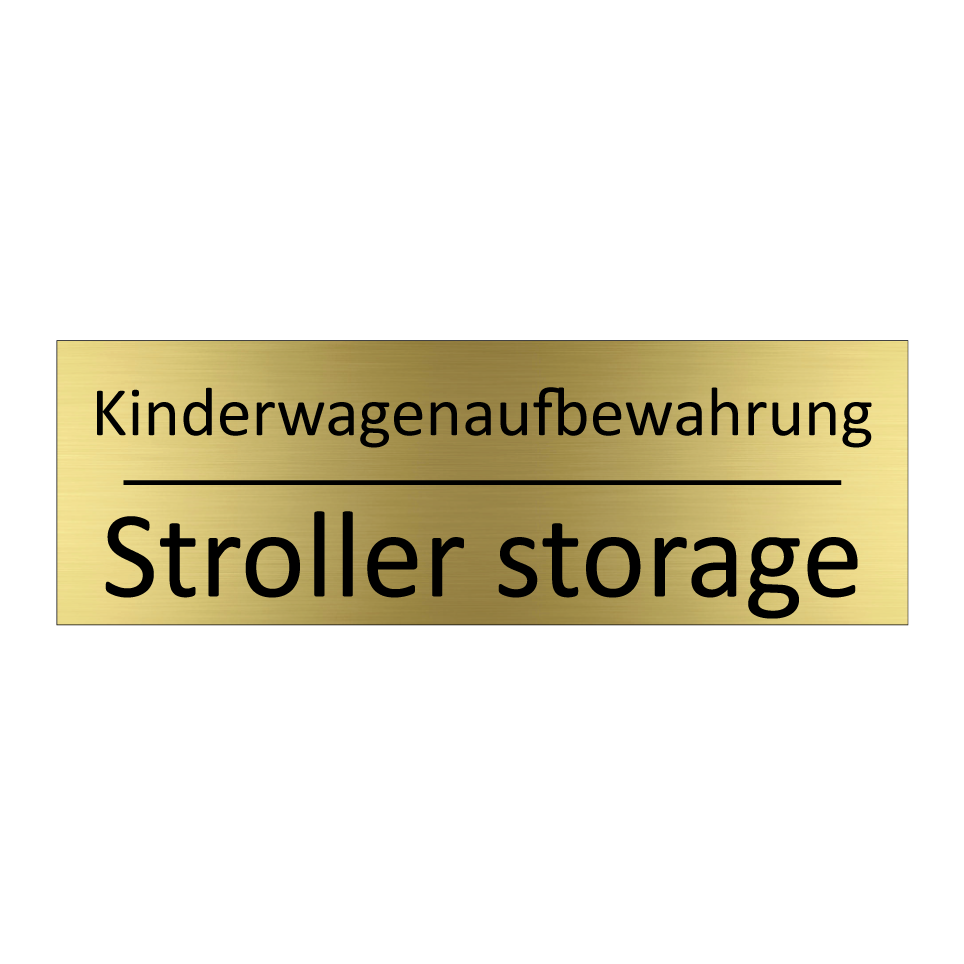 Kinderwagenaufbewahrung - Stroller storage