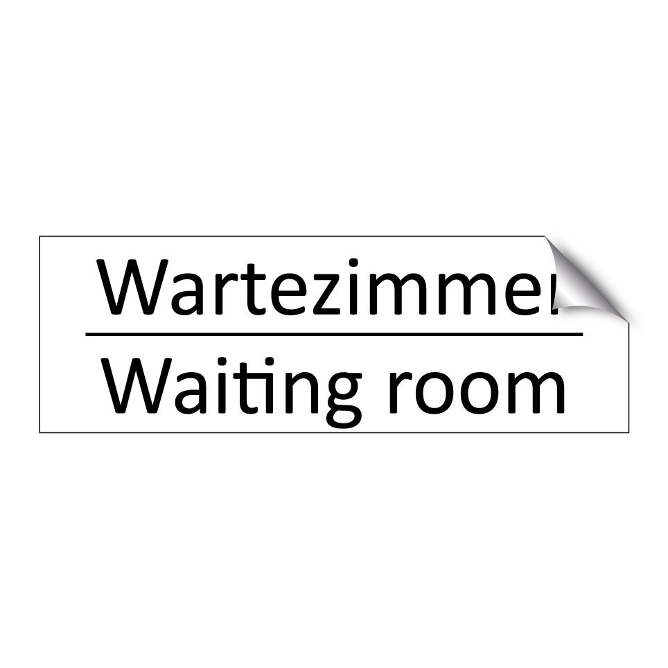Wartezimmer - Waiting room