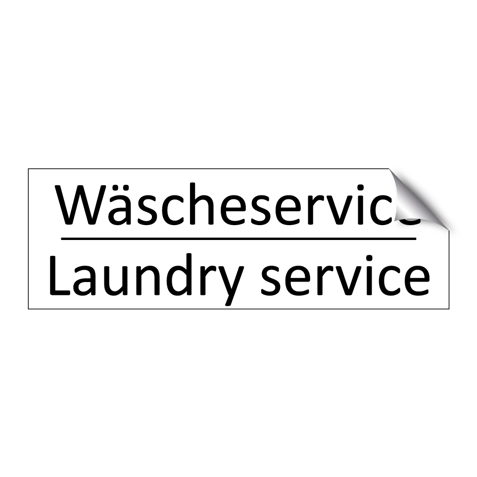 Wäscheservice - Laundry service