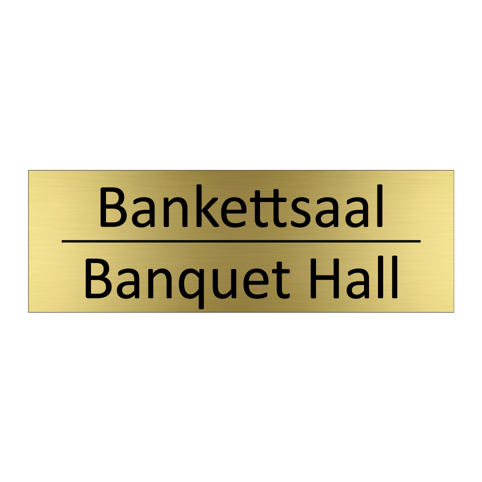 Bankettsaal - Banquet Hall