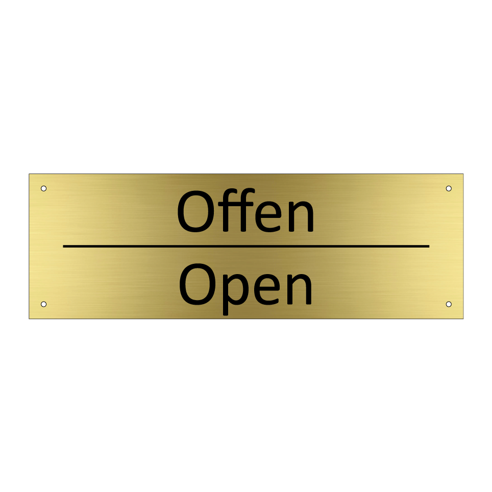Offen - Open