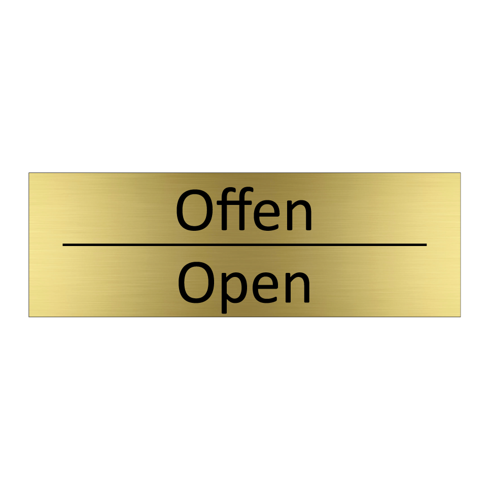 Offen - Open