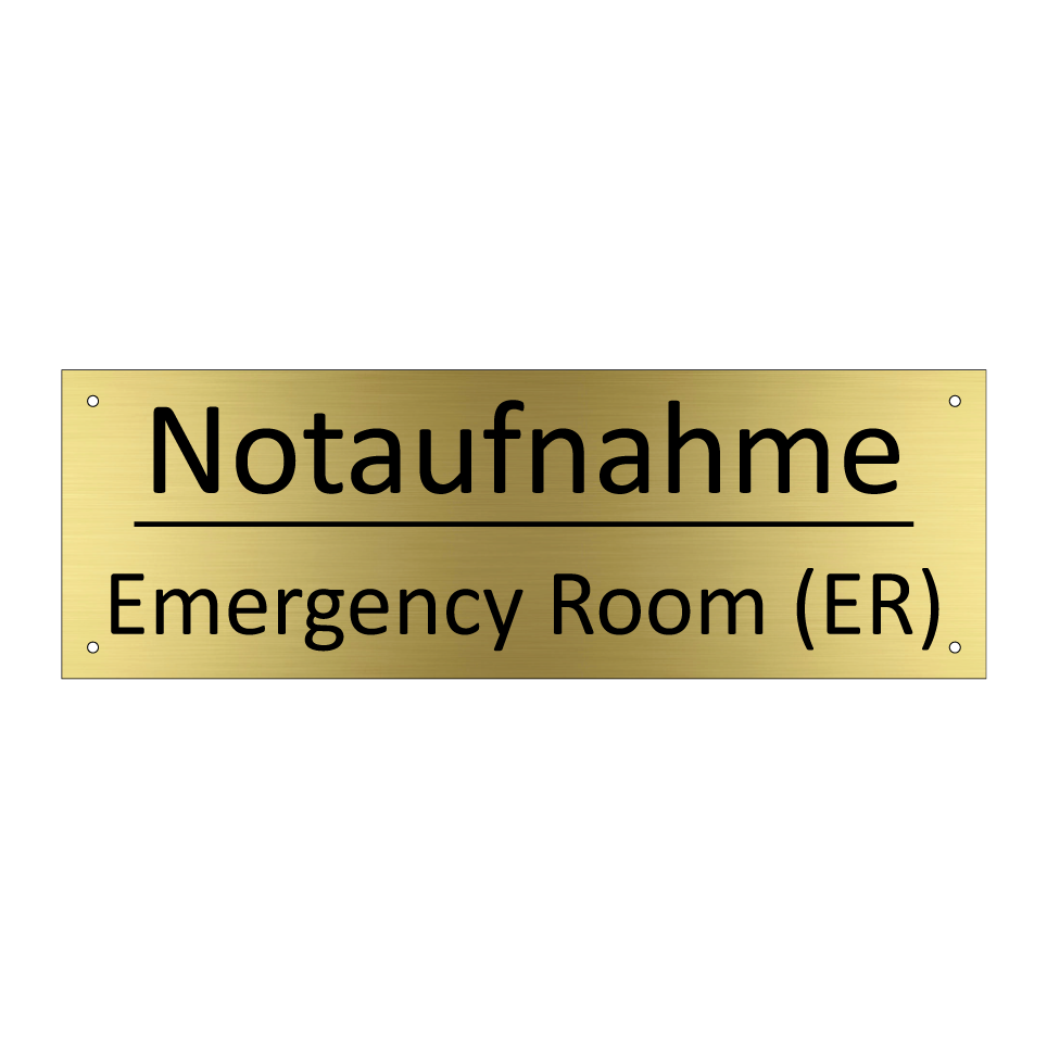 Notaufnahme - Emergency Room (ER)