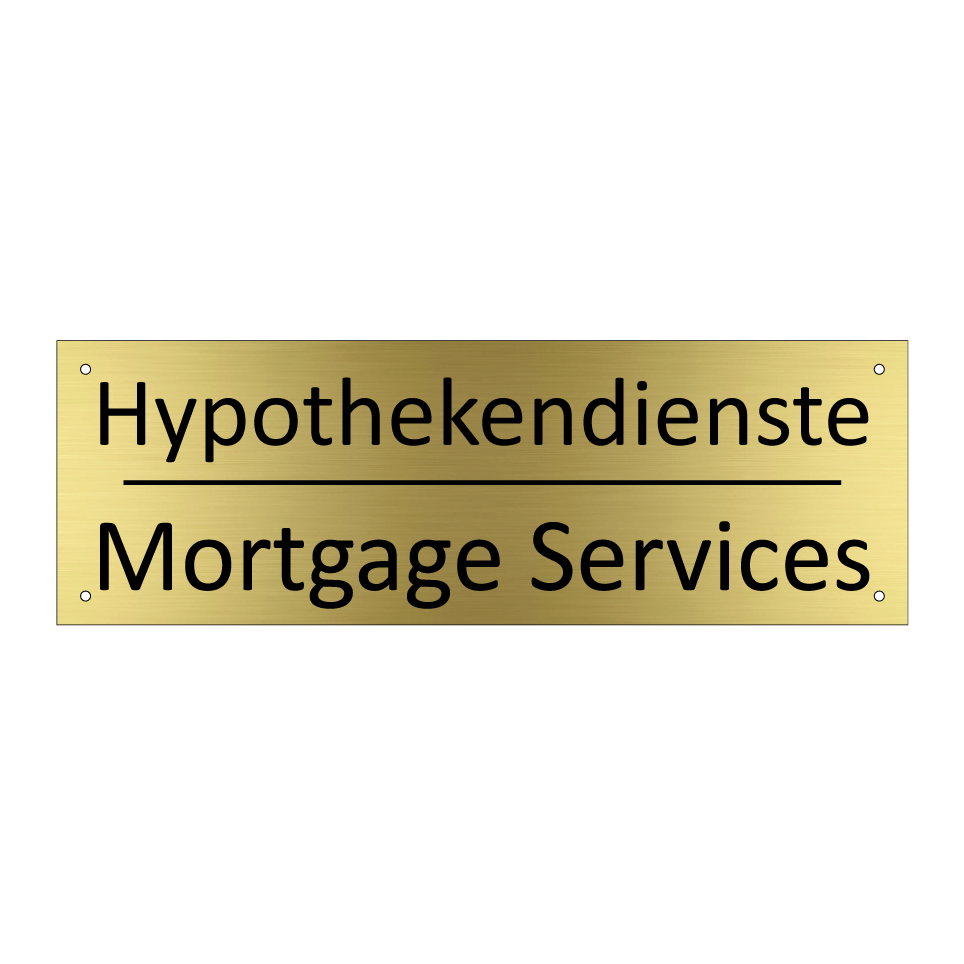 Hypothekendienste - Mortgage Services