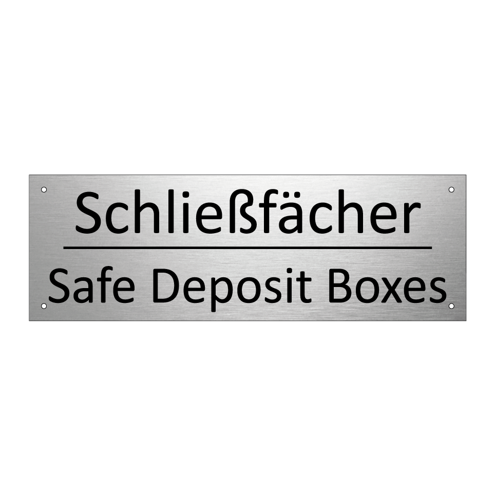 Schließfächer - Safe Deposit Boxes
