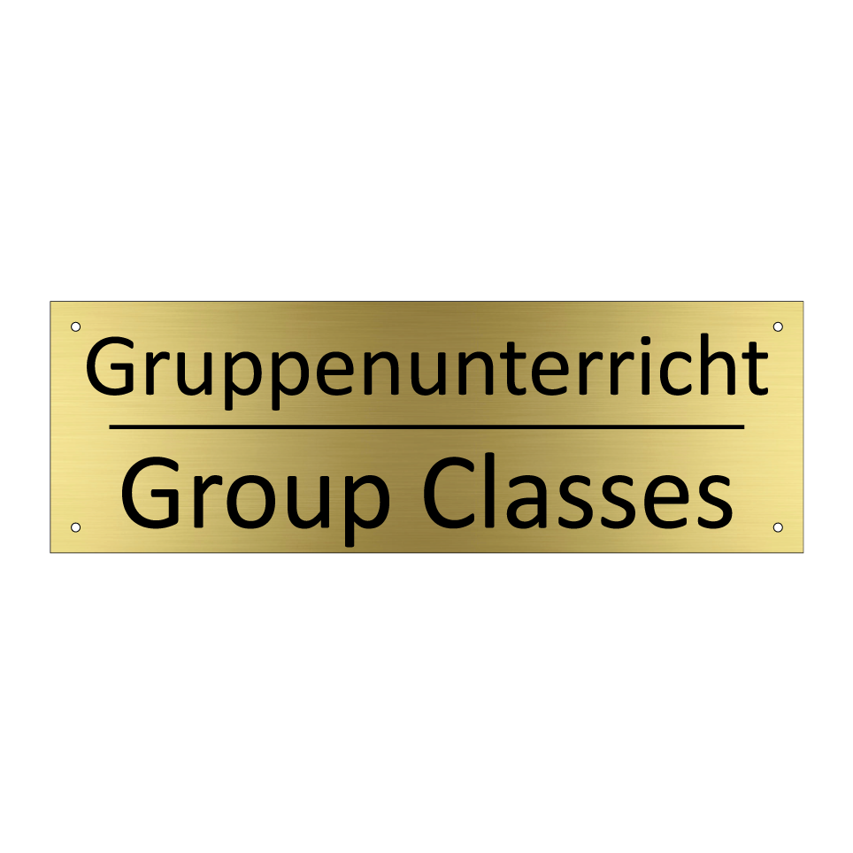 Gruppenunterricht - Group Classes