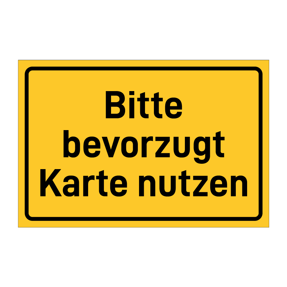 Bitte bevorzugt Karte nutzen