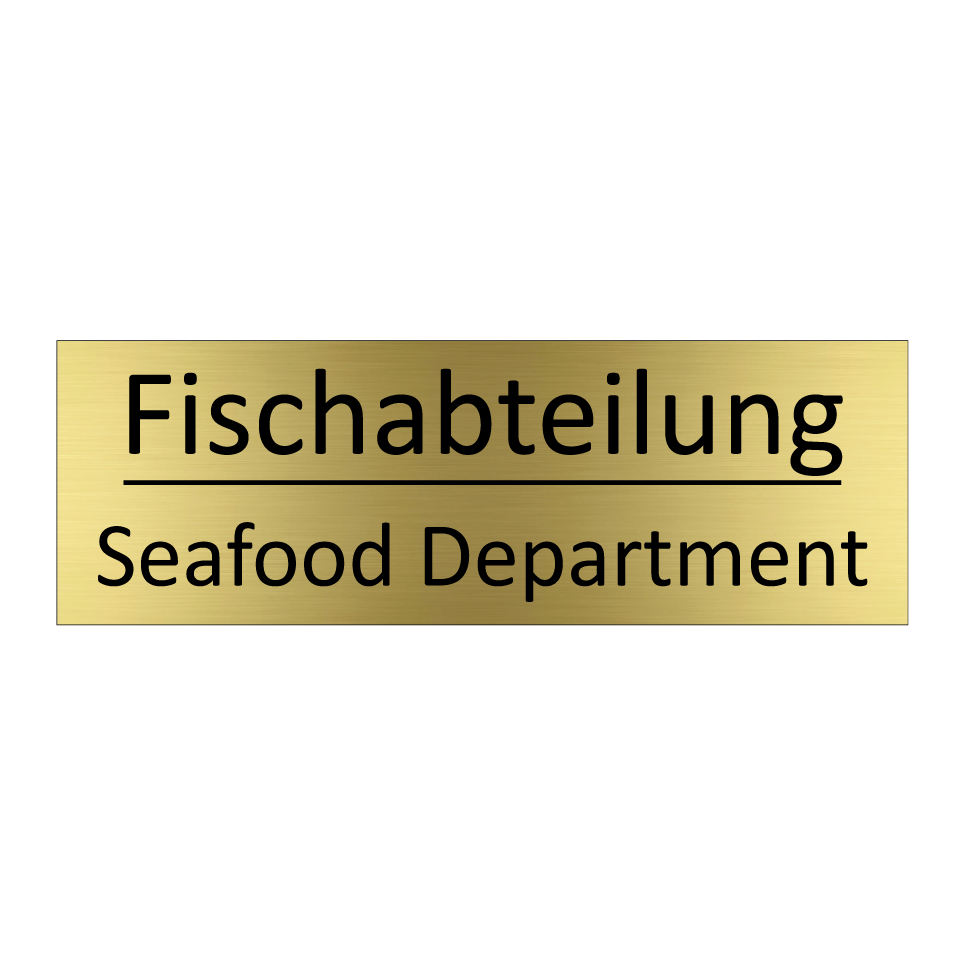 Fischabteilung - Seafood Department
