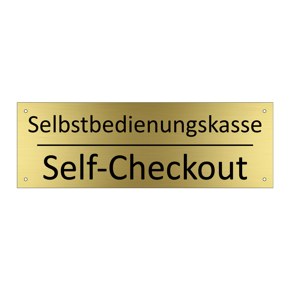 Selbstbedienungskasse - Self-Checkout