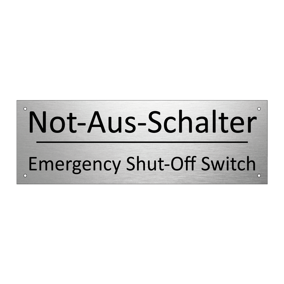 Not-Aus-Schalter - Emergency Shut-Off Switch