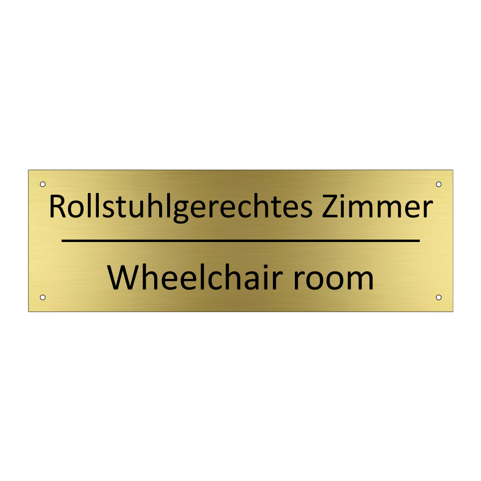 Rollstuhlgerechtes Zimmer - Wheelchair room