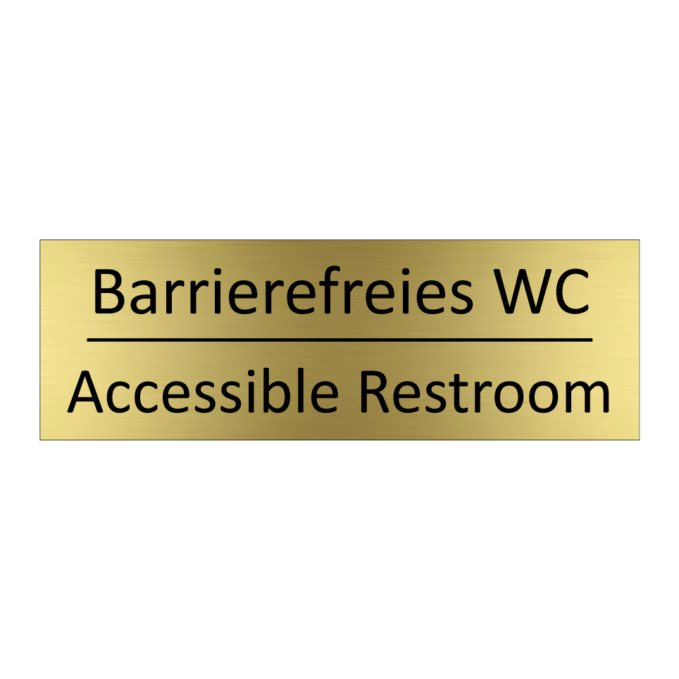 Barrierefreies WC - Accessible Restroom