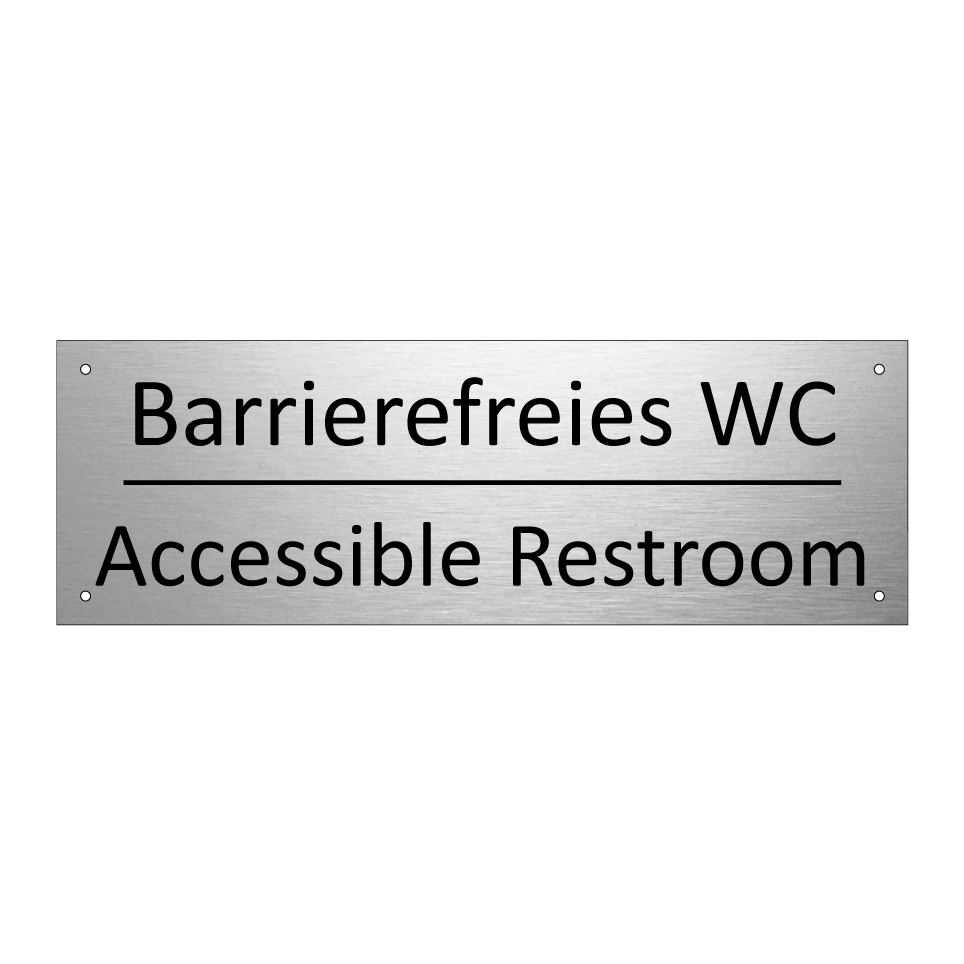 Barrierefreies WC - Accessible Restroom