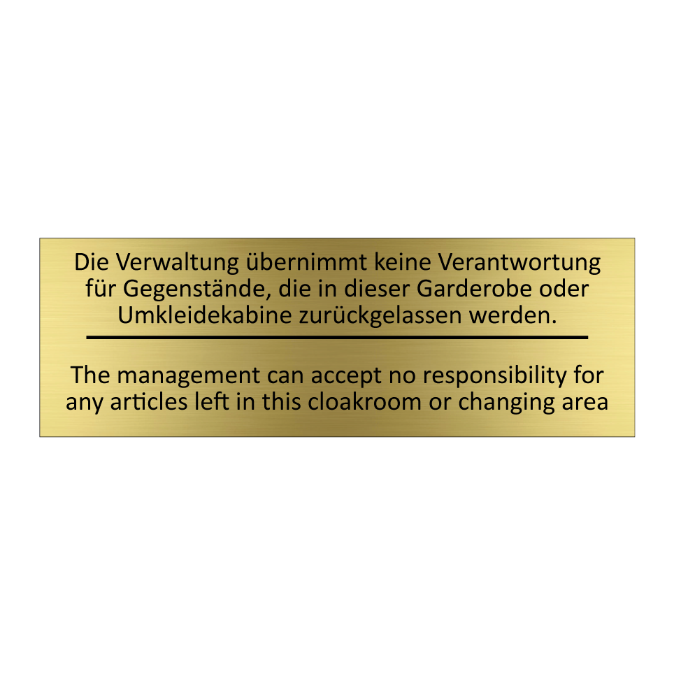 Die Verwaltung übernimmt keine /.../ - The management can accept no responsibility /.../