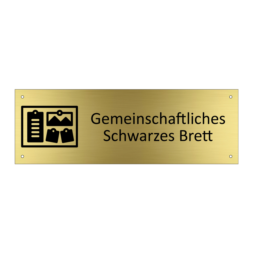 Gemeinschaftliches Schwarzes Brett